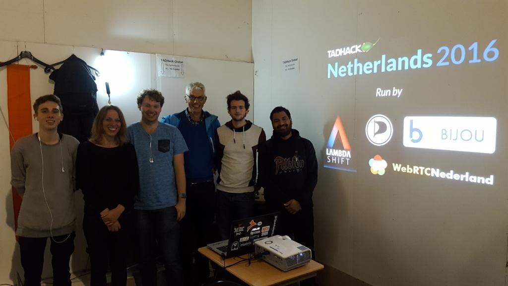 Participants and organizers TADHack Global 2016 The Netherlands